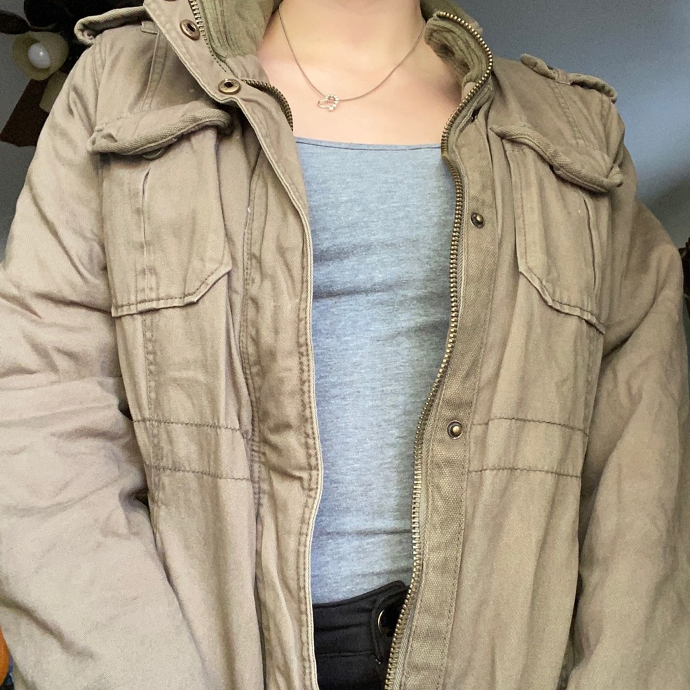 Heavy Green Winter Coat